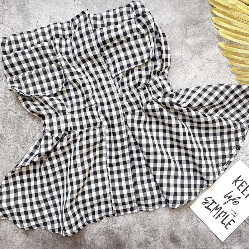 [Mã FAMARAL1 giảm 10K đơn 50K] Áo Ống Caro A5176