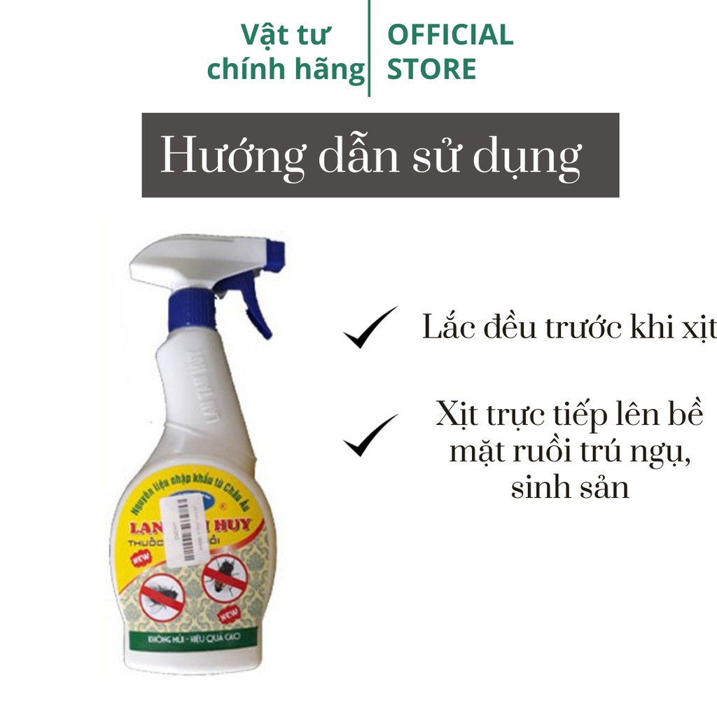 Thuốc xịt diệt ruồi Lan Tâm Huy 350ml