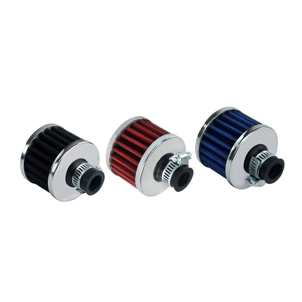 Bộ Lọc Khí Mini 12mm Kèm Vỏ Bọc Đầu Nấm Chuyên Dụng Cho Xe Hơi / Xe Máy