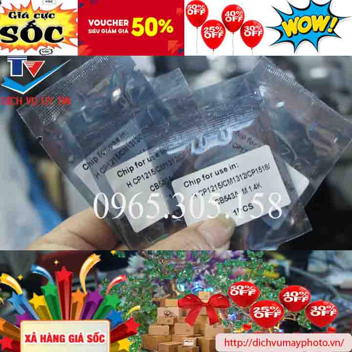 Chíp nhận mực cho máy in Canon 5050 HP CP 1215 CM1312 CP 1518 chuẩn giá rẻ