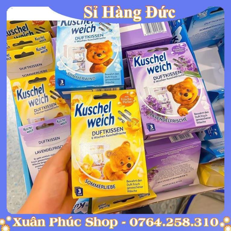 Túi thơm tủ quần áo cho bé Kuschel weich hình gấu trẻ em an toàn - Nội địa Đức đủ Bill