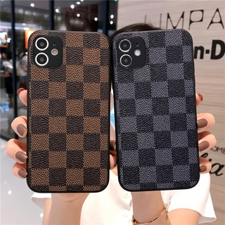 Ốp điện thoại IMD mềm in họa tiết caro cổ điển sang trọng cho IPhone 11 Pro Max X Xs Max XR 6 6s 8 7 Plus