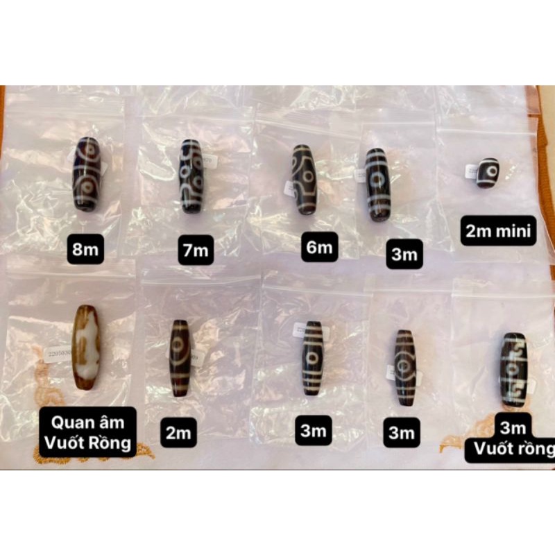 Mặt Dzi Tây Tạng đá mã não hàng VIP có kiểm định