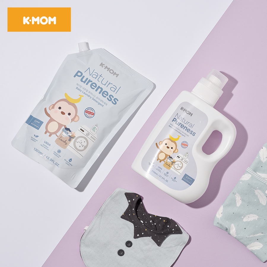 Nước Giặt Đồ Sơ Sinh Hữu Cơ K-Mom Hàn Quốc ( 1,7L )