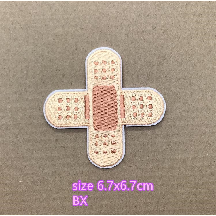 Nhãn Dán Trang Trí Quần Áo / Băng Cánh Tay / Giày Lặn Thêu Nhãn Hiệu Rocket Flying Plate-Aid OK Help Note diy Có Thể Sắt Độc Đáo