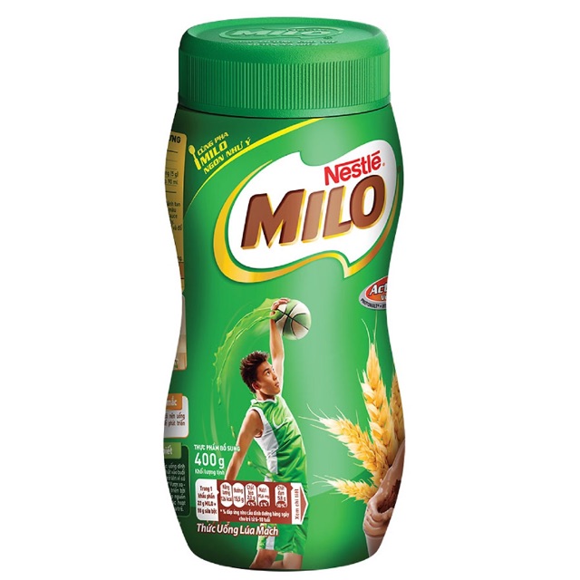 Hộp Nestle MILO nguyên chất (400g)