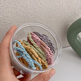 Set 20 Dây Thun Cột Tóc Đơn Giản Dành Cho Nữ