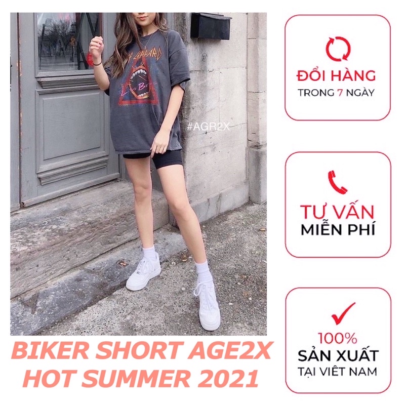 ⚠️ QUÁ HOT⚠️Số Lượng Có Hạn quần Legging-Biker, legging đùi Đen Chất Borib Co Giãn Có 2 Túi Xéo Tiện Dụng