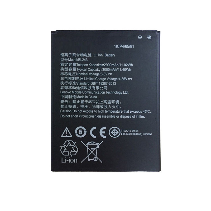 Pin Lenovo BL243 - Lenovo A7000 / K3 Note / K3 Plus