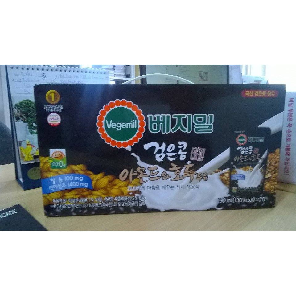sữa đậu đen óc chó hạnh nhân VEGEMIl , YONSEI -NK Hàn quốc