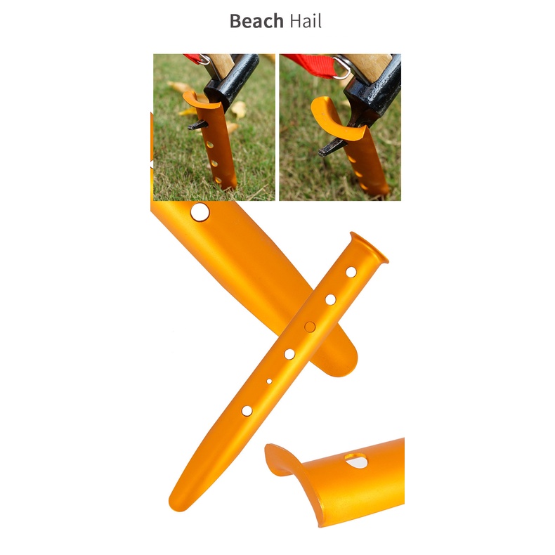 1 Cọc Dựng Lều Hình Chữ U 31cm Bằng Nhôm