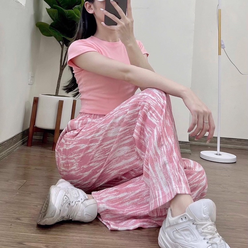 Quần Ống Suông 3D Hoạ Tiết Unisex Ảnh Thật