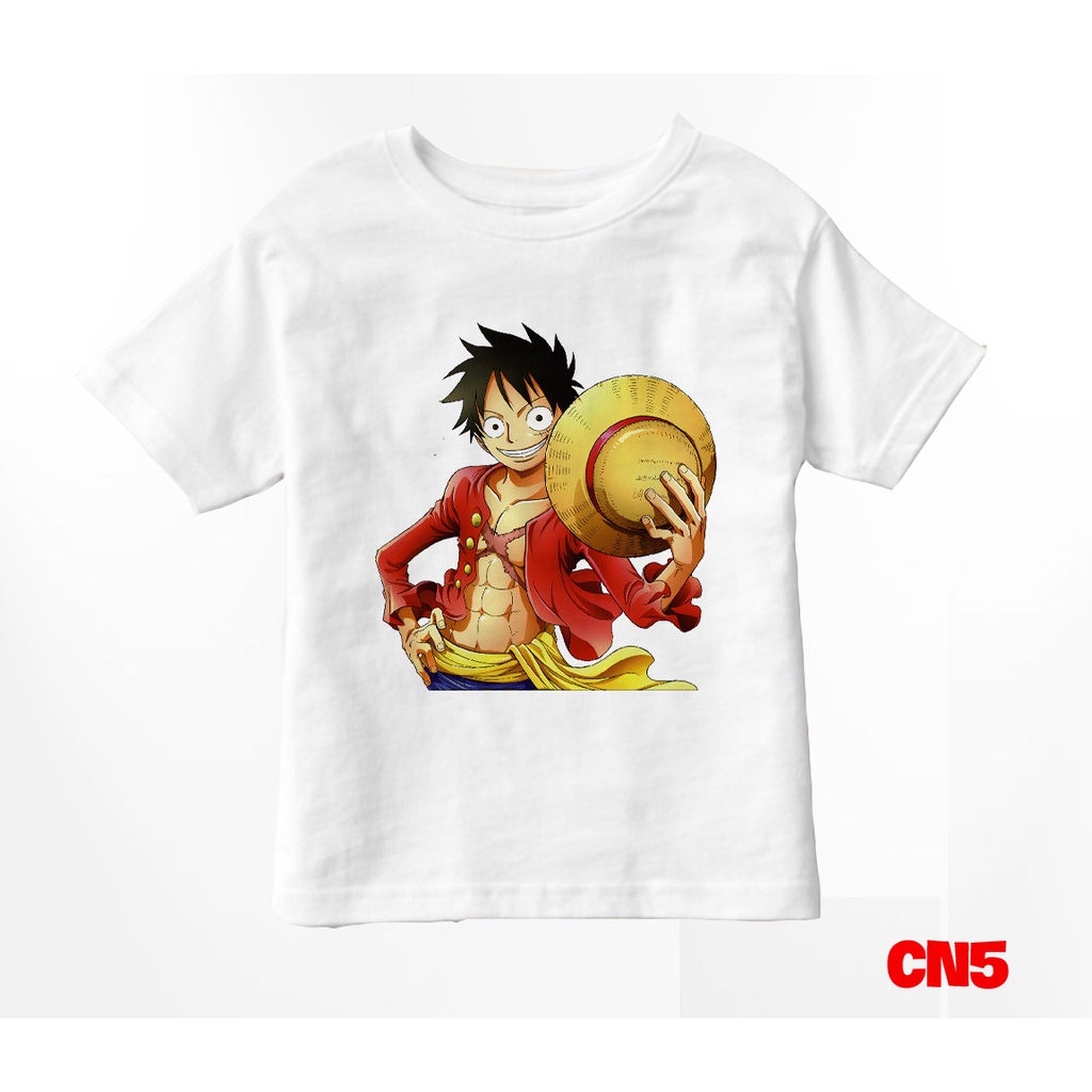 Áo Thun In Hình One Piece Luffy Ngắn Tay - KTQN TSHIRT AND UNIFORM
