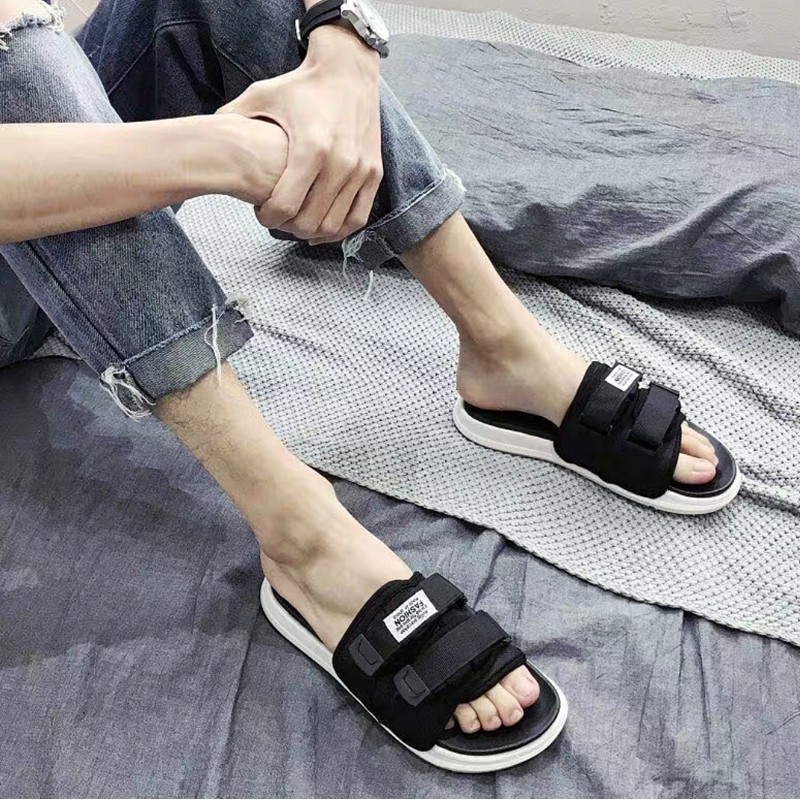 Dép quai ngang nam nữ unisex hot trend - 2 màu