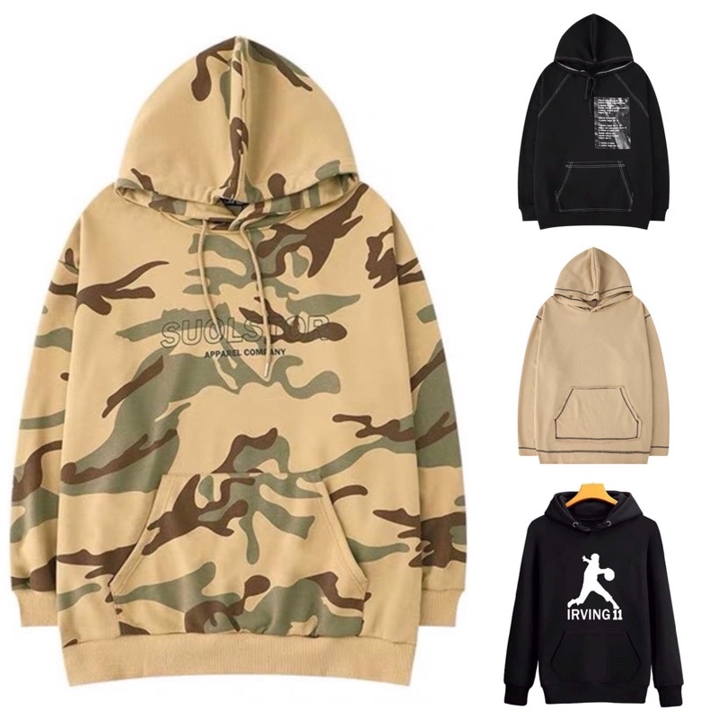 Áo Hoodie nỉ Unisex phong cách Hàn Quốc