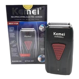 Máy cạo râu khô Kemei hai lưỡi kemei KM 3381 hàng chính hãng 2020