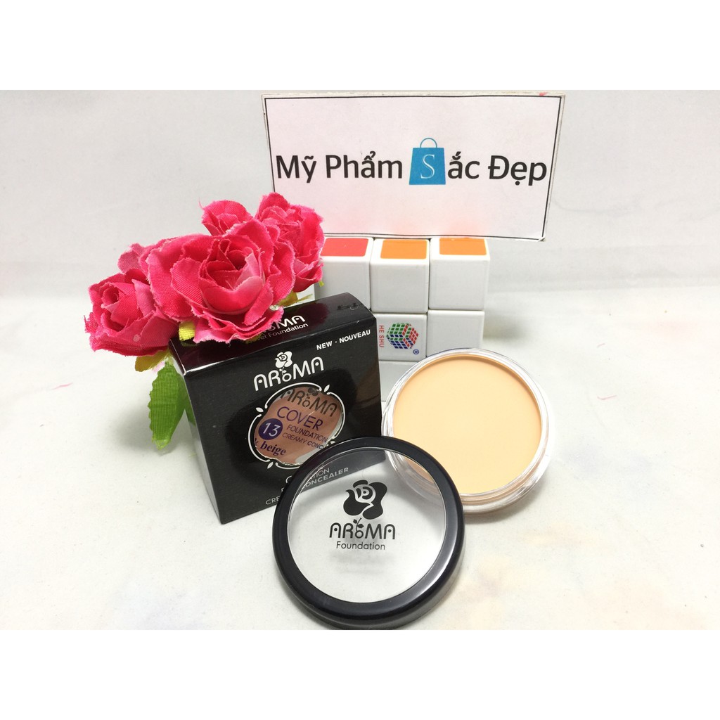 Kem Che Khuyết Điểm Aroma Cover Foundation