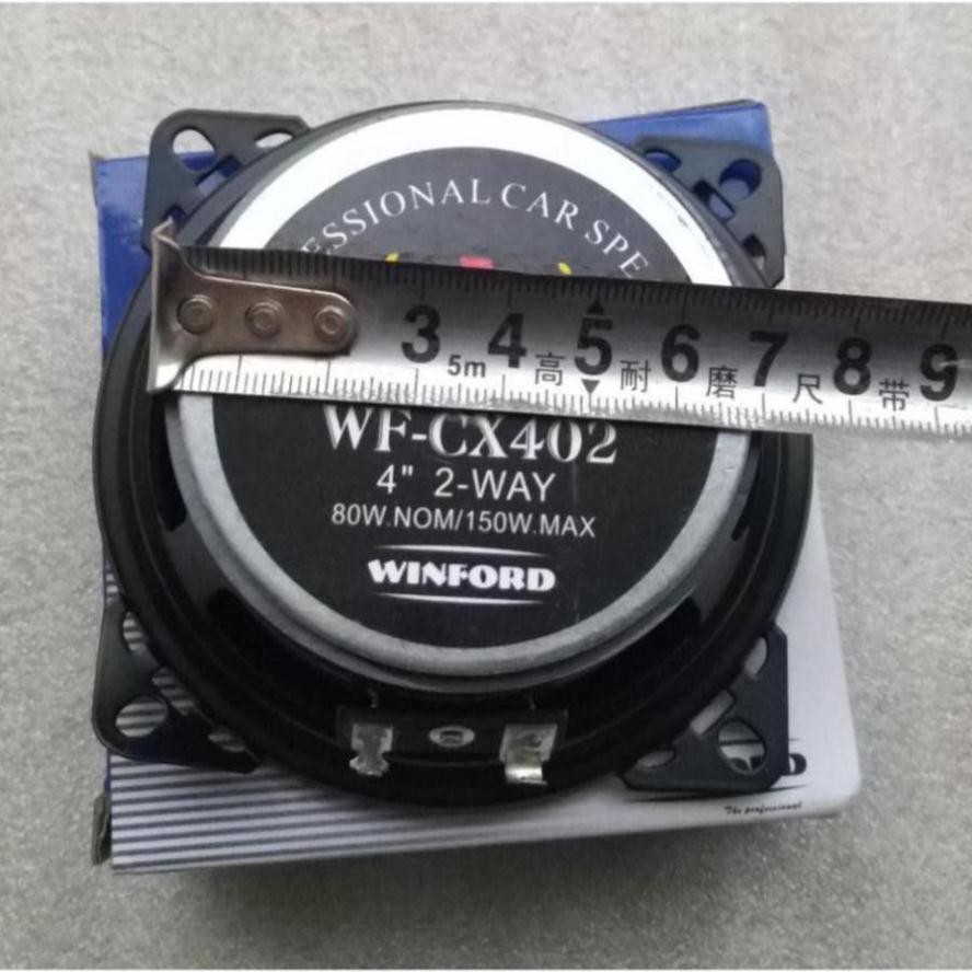 FreeShip - XẢ LỖ LOA ĐỒNG TRỤC 10CM LOA Ô TÔ WINFORD 402 - GIÁ 1 ĐÔI - KHÔNG NẮP
