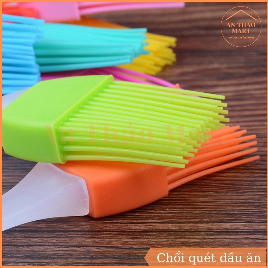 Chổi Quét Dầu - Cọ Quét Dầu Ăn, Quét Mỡ, Quét Mặt Bánh Bằng Silicon Chịu Nhiệt