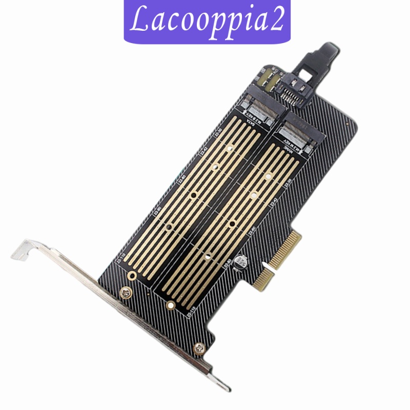 [LACOOPPIA2] PCIe to M.2 NVME Adapter M.2 NVMe NGFF Converter for Desktop PC SSD 2280