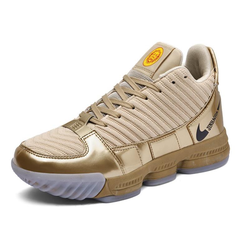 ( Chất lượng ) Golden Basketball Shoes Giày Bóng Rổ NBA Superstar LeBron James High-top shoes Lakers LBJ Soldier * new .