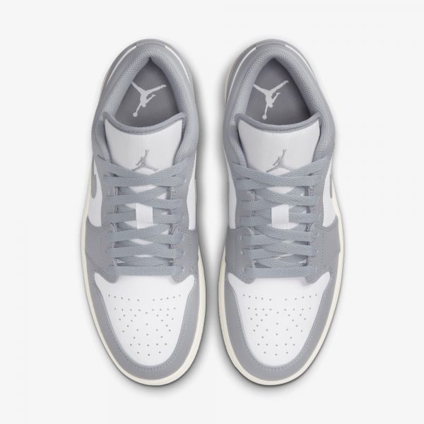 [Bao check chính hãng] Giày Jordan 1 ''Vintage Grey'' cổ thấp màu xám - 553558 053