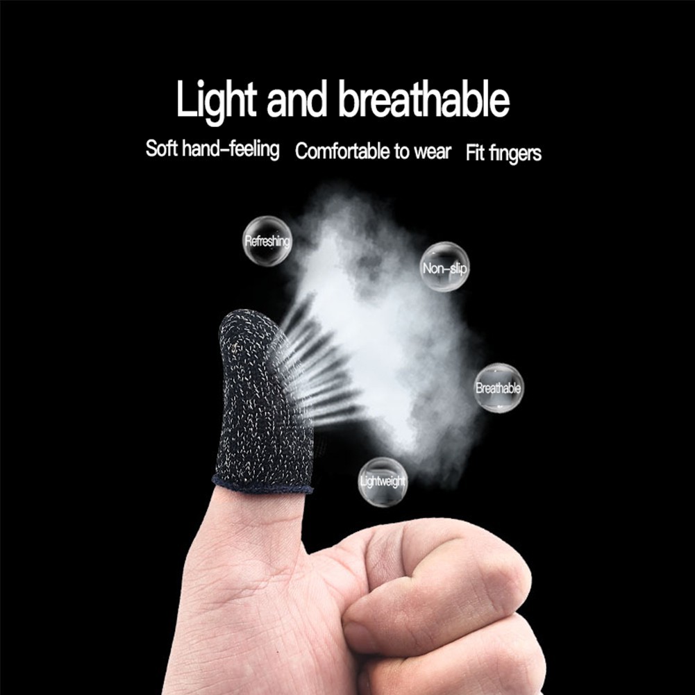 Cặp bao đeo ngón tay chơi game điện thoại di động thoáng khí chống mồ hôi có thể tái sử dụng  | BigBuy360 - bigbuy360.vn