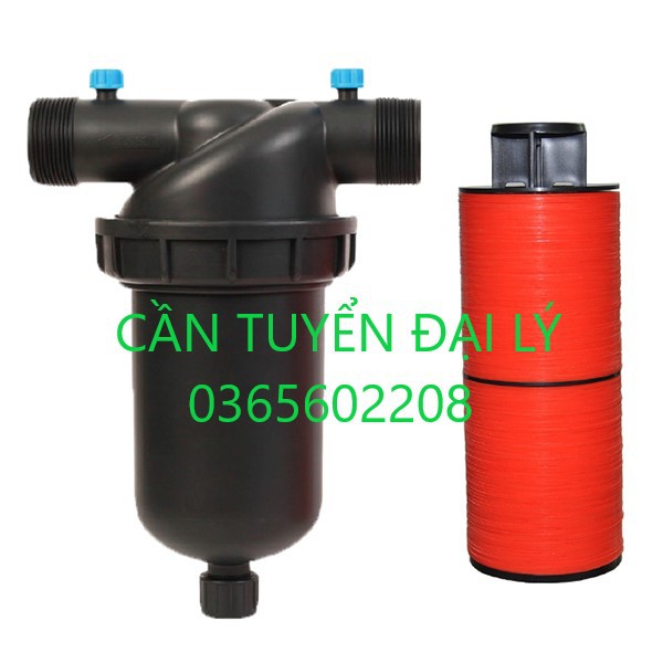 Lọc đĩa chữ T phi 60mm, 2 in, loại LỌC VIP, cho hệ thống tưới nhỏ giọt