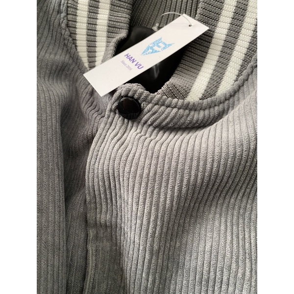 Áo Boomber nhung lót dù đơn giản nam/ nữ kèm ảnh thật tại shop