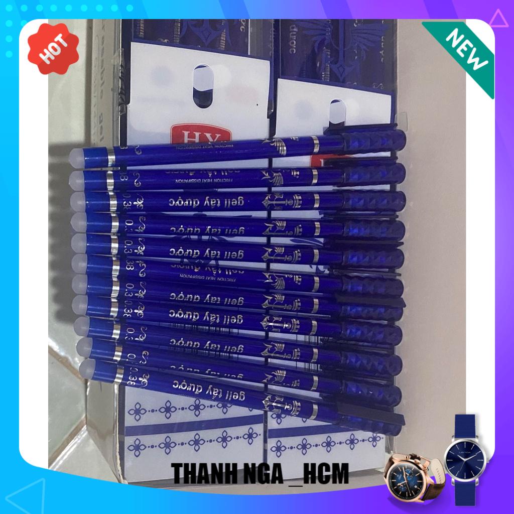 Bút Gel xóa được, luyện chữ đẹp (1 Cây) màu xanh và màu tím