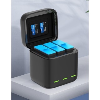 - bộ 3 pin sạc 1750 mah cho gopro hero 9 - bh 12 tháng