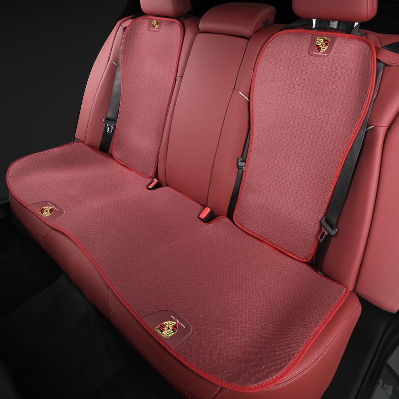 Porsche Đệm Lót Ghế Ngồi Xe Hơi Bằng Vải Lanh Mềm Mại Thoải Mái Thoáng Khí