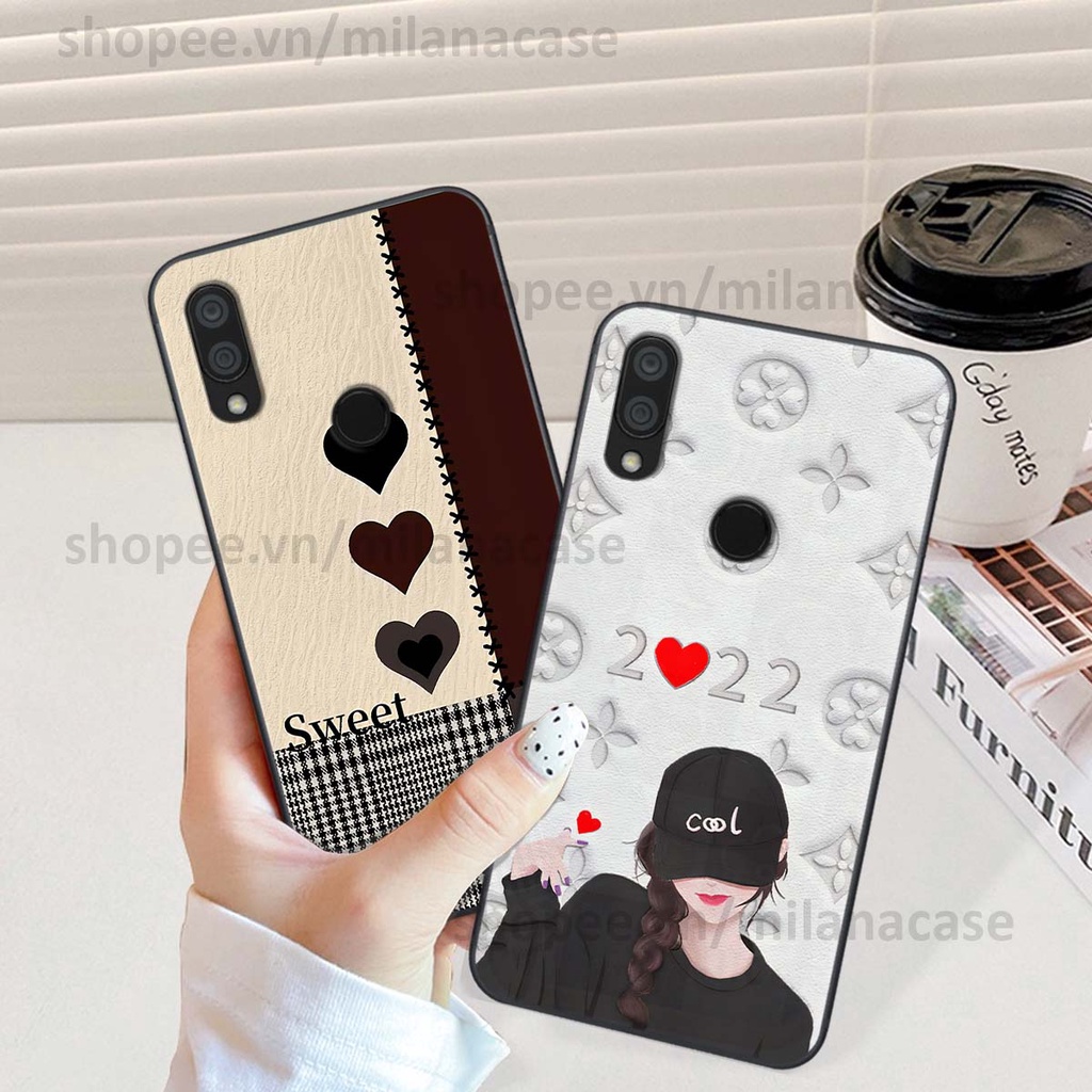 Ốp Xiaomi Redmi 7 hình trái tim be love tình yêu siêu đẹp, cá tính, thời trang