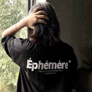 Áo Thun Éphémère | Form Unisex - Tay Lỡ | Local Brand Nightmares