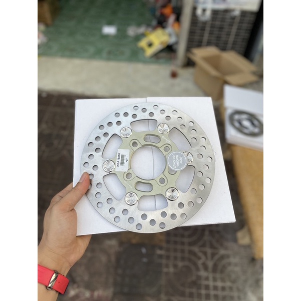 Đĩa Brembo moto 3 Khoen Inox 220mm wave , Si , ex135 , futer