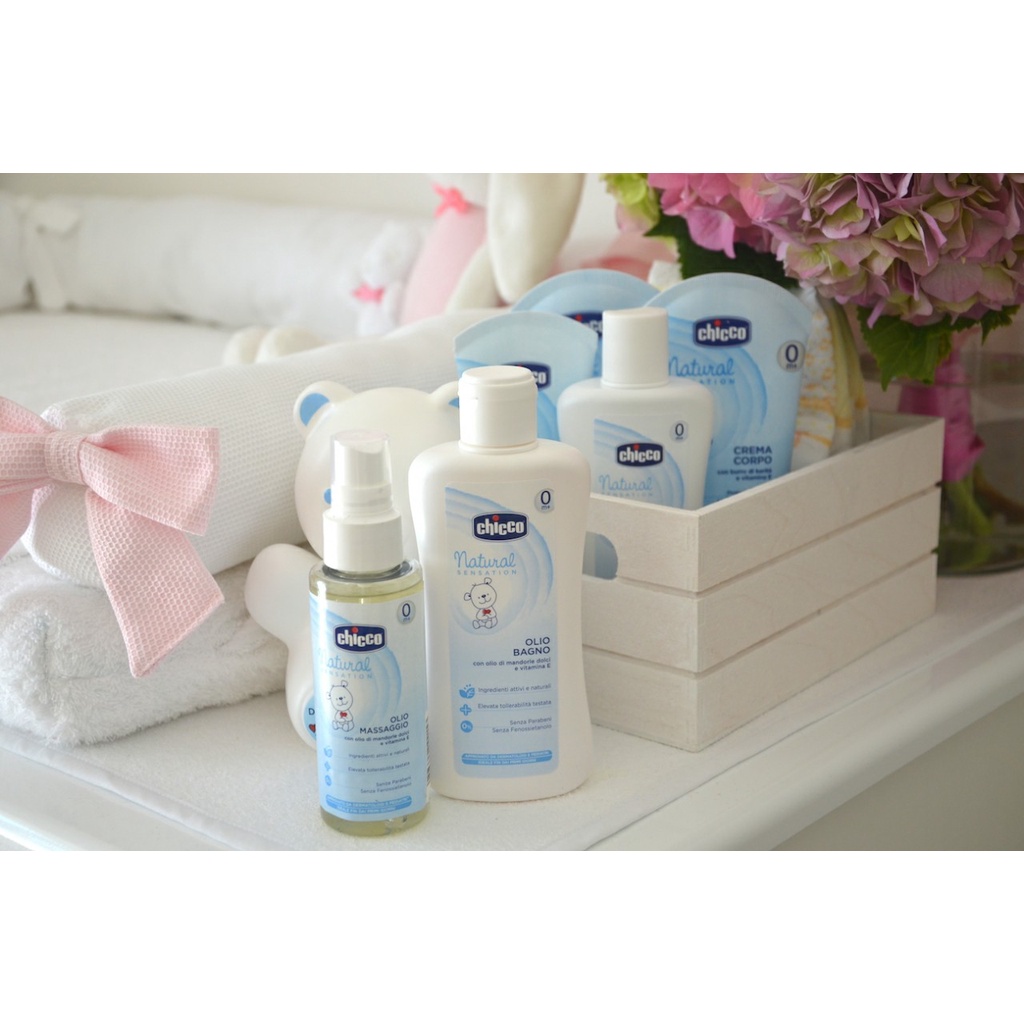 Dầu massage Chicco Teddy 100ml dạng xịt