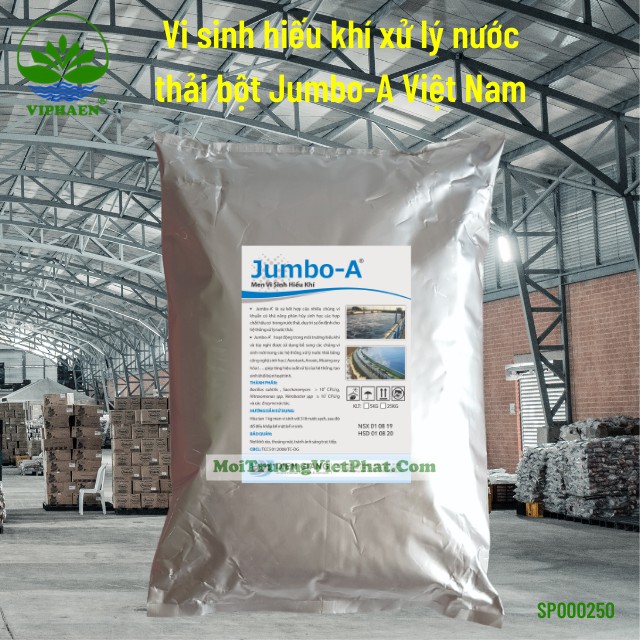Men vi sinh Jumbo A, Men vi sinh hiếu khí xử lý nước thải