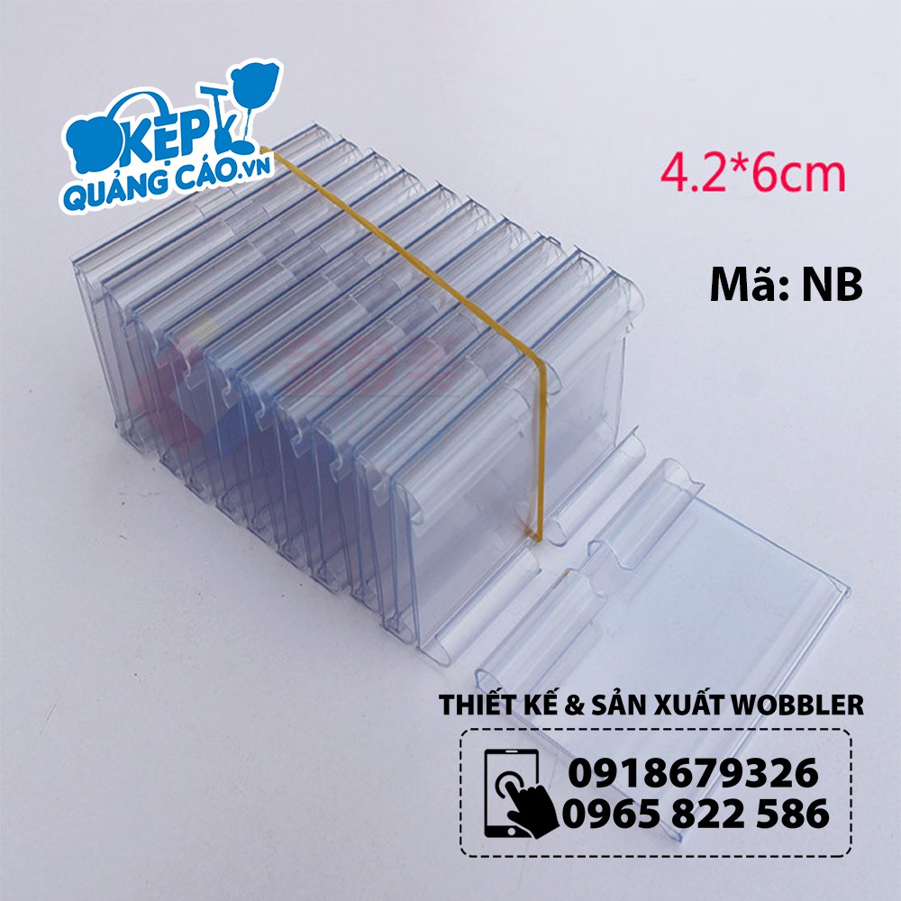 Combo 10 nẹp bảng siêu thị KT  - 10NB
