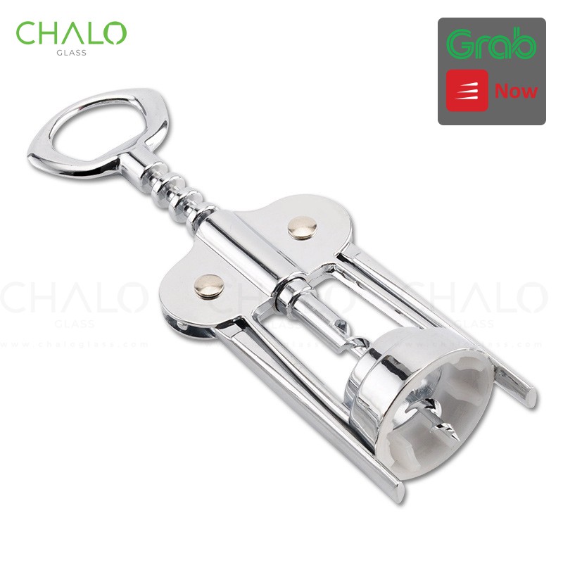 Dụng cụ mở nắp chai rượu vang inox đa năng [Hàng loại #1]