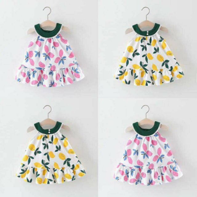 (Mẫu mới) Váy xoài chất liệu tơ đũi cho bé 8-18kg