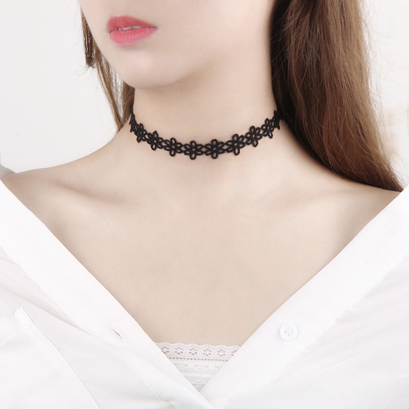 Set 12 Vòng Chocker Đeo Cổ Cho Cô Nàng Cá Tính TX109