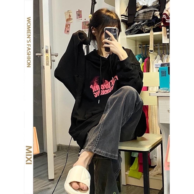 ÁO HOODIE NỈ UNISEX PHONG CÁCH NĂNG ĐỘNG