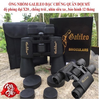 Ống nhòm quân sự,Ống nhòm GALILEO đặc chủng Quân Đội Mỹ ( 2M) 20X50 - TOP sản phẩm ống nhòm đôi hiện đại hiện nay