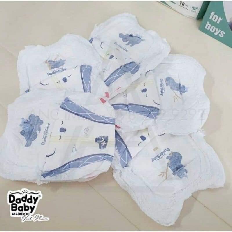Bỉm Daddy Baby Nội Địa Hàn Siêu Mỏng,Siêu Thấm Hút Dán/Quần S28/M24/L20/XL18 L22/XL18/XXL17