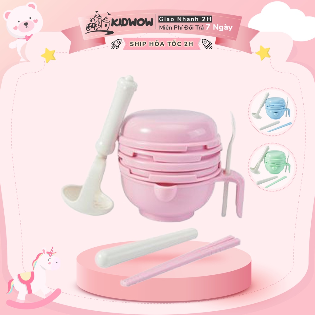 Bộ Chế Biến Ăn Dặm Kiểu Nhật 10 Chi Tiết Cho Bé