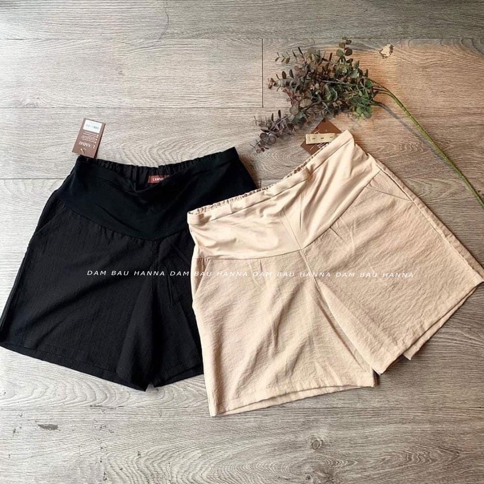 [size 40-75kg] Quần Short đũi bầu chất siêu thoáng mát có dây chun điều chỉnh vải nhệ mềm thoáng co dãn nhẹ