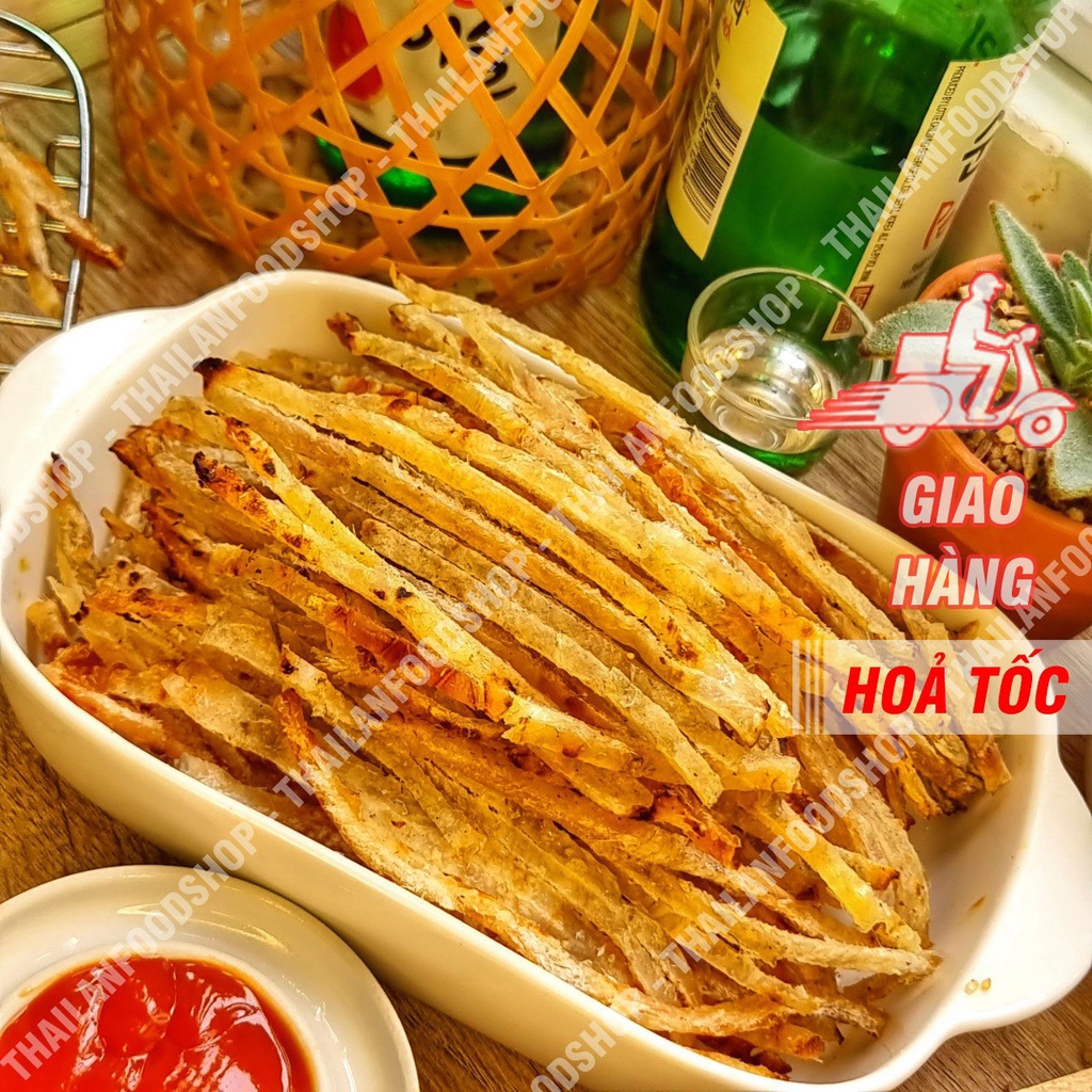 Khô Cá Thiều Tiêu Sọ Cắt Sợi Lon 300gram