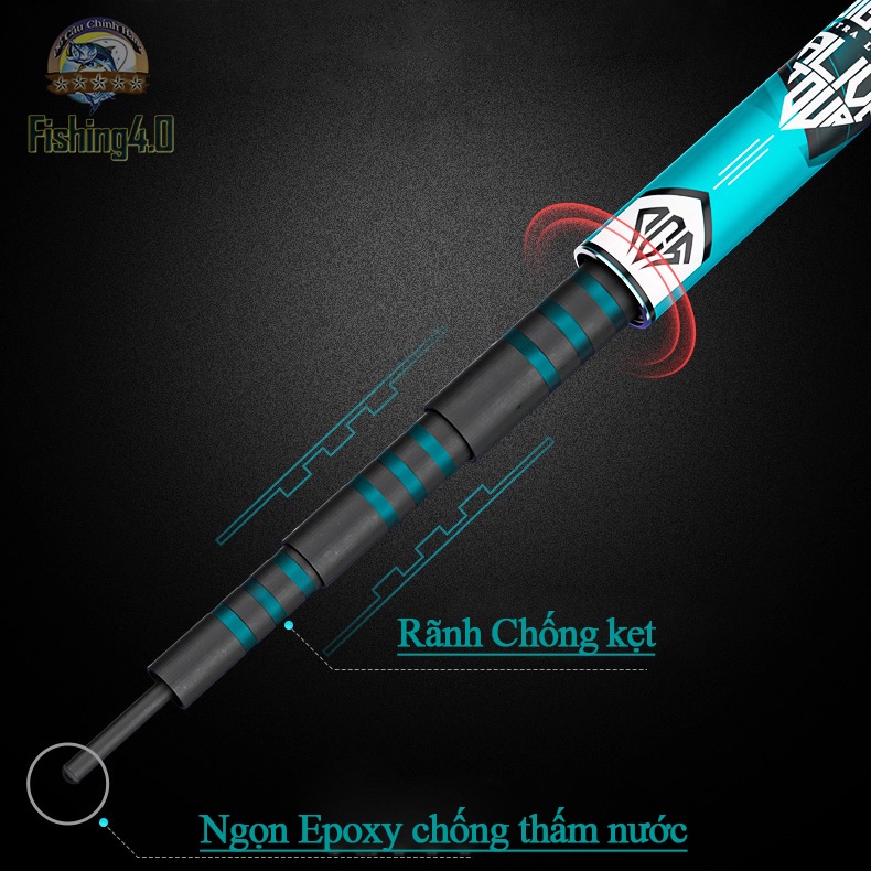 Cần Câu Tay ChuangWei Lăng Thiên Đại Ngư - Cần Săn Hàng - Câu Đài Cảm Giác Mạnh - CW01