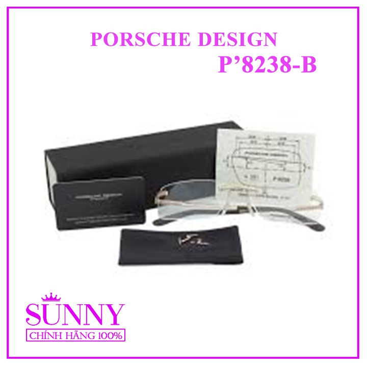 Gọng kính chính hãng Porsche Design P8238 B bảo hành toàn quốc