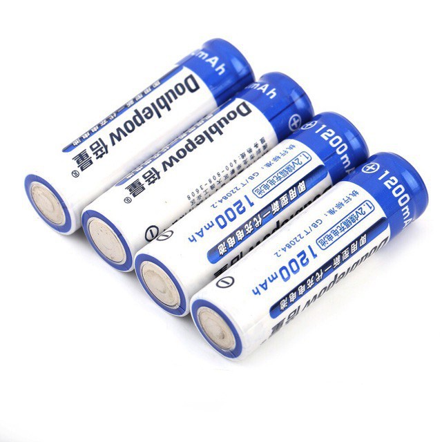Vỉ 4 pin sạc AA  1200 mAh Doublepow